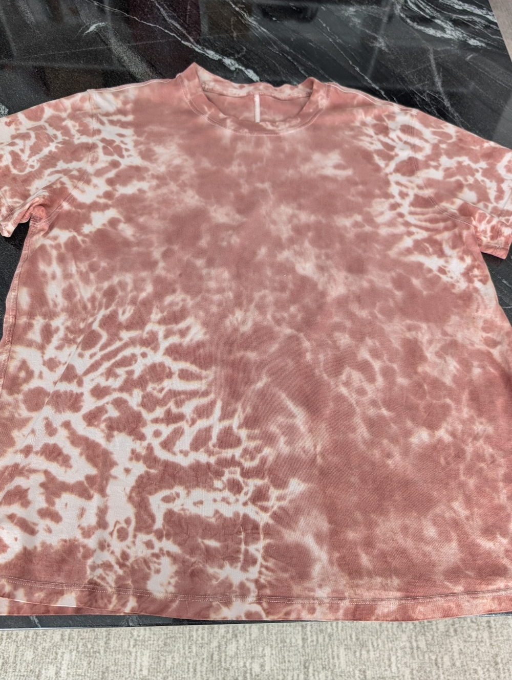 Rust Tie-Dye Short Sleeve Tee Lululemon Athletica